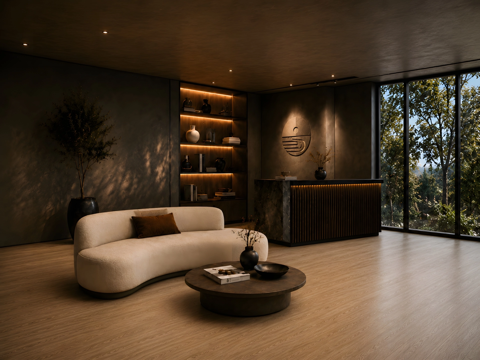 Showroom Zen Style con piso SPC instalado